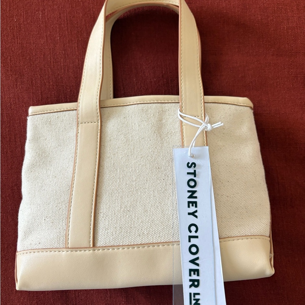 BNWT Stoney Clover Lane Canvas Mini Tote